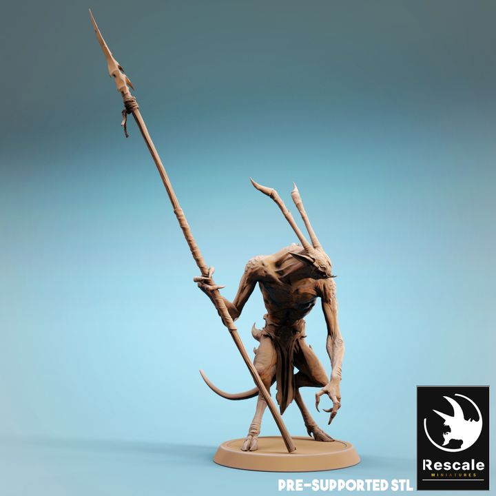 Infernum Demon Fiend Soldier | Medium | Rescale Miniatures | D&D DnD Pathfinder Miniature