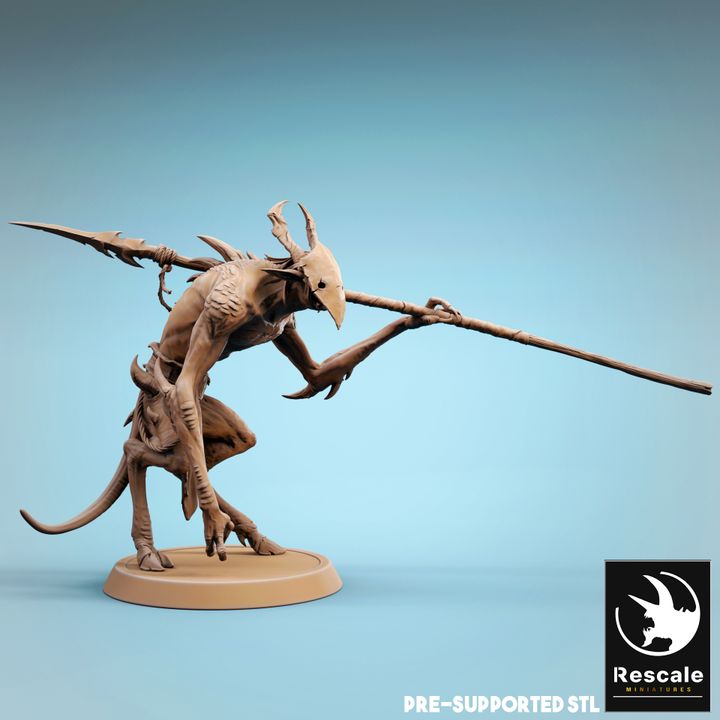 Infernum Demon Fiend Soldier | Medium | Rescale Miniatures | D&D DnD Pathfinder Miniature