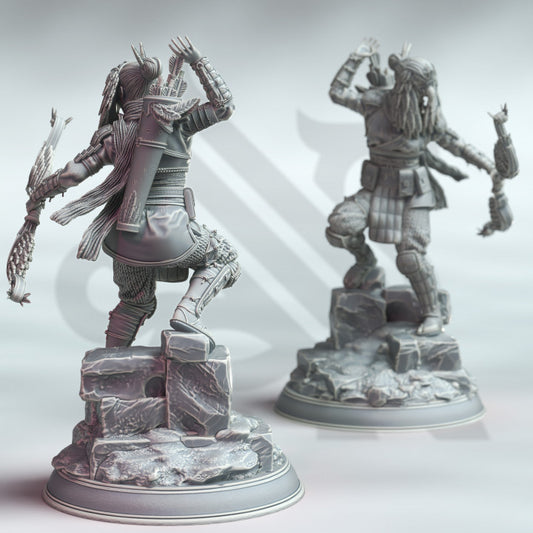 Samurai of the Falcon - Striking (25mm Base)