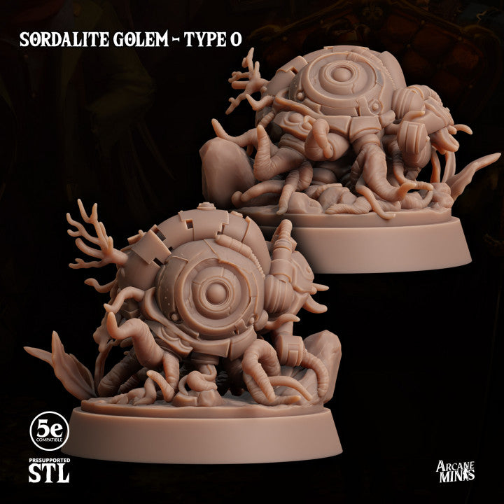 Sentry Constructs Golem Miniature | Large | Sordane Publishing | D&D DnD Pathfinder Miniature
