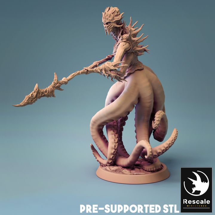 Gardien des mers - Lance (socle de 25 mm)