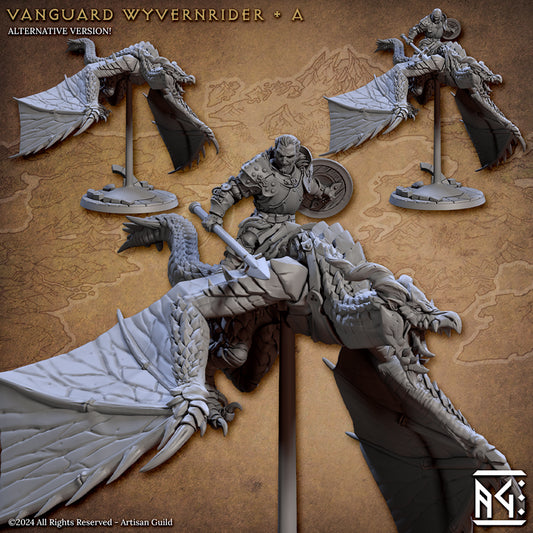 Vanguard Wyvern Rider - Mounted (50mm Base)