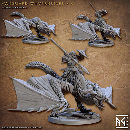 Vanguard Wyvern Rider - Mounted (75mm Base)