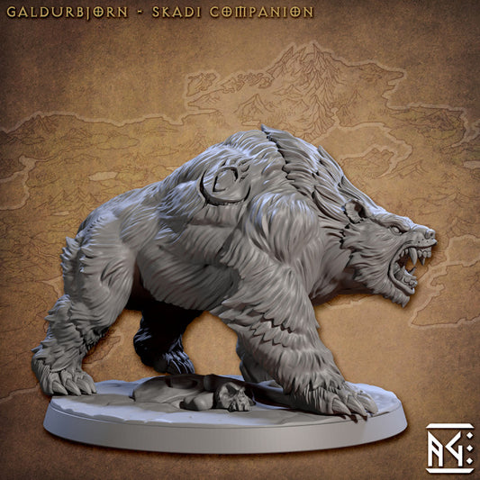 Bear Druid Ranger Companion | Large | Artisan Guild | D&D DnD Pathfinder Miniature