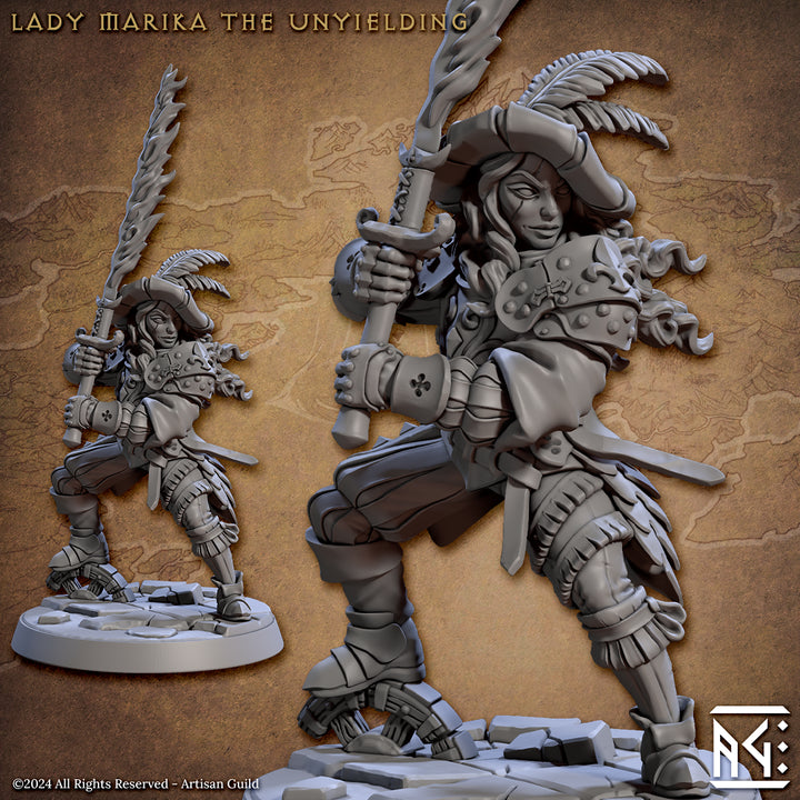 Unyielding Hero Fighter Warrior | Medium | Artisan Guild | D&D DnD Pathfinder Miniature