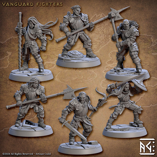Vanguard Fighter Warrior Model | Medium | Artisan Guild | D&D DnD Pathfinder Miniature