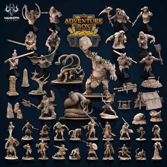 Collection Deathfang Constrictor Snake Monster | Huge | Mammoth Factory | D&D DnD Pathfinder Miniature