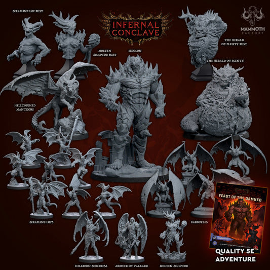 The Herald of Plenty - Seated (75mm Base)