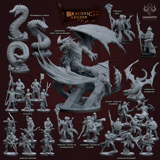 Auxiliar Archer - Aiming (25mm Base)