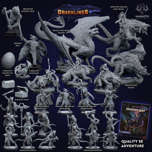 Urikari Siege Drake - Guard (75mm Base)