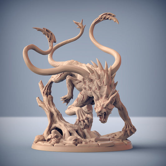 Shargat on Stalkerfiend - Mounted (75mm Base)