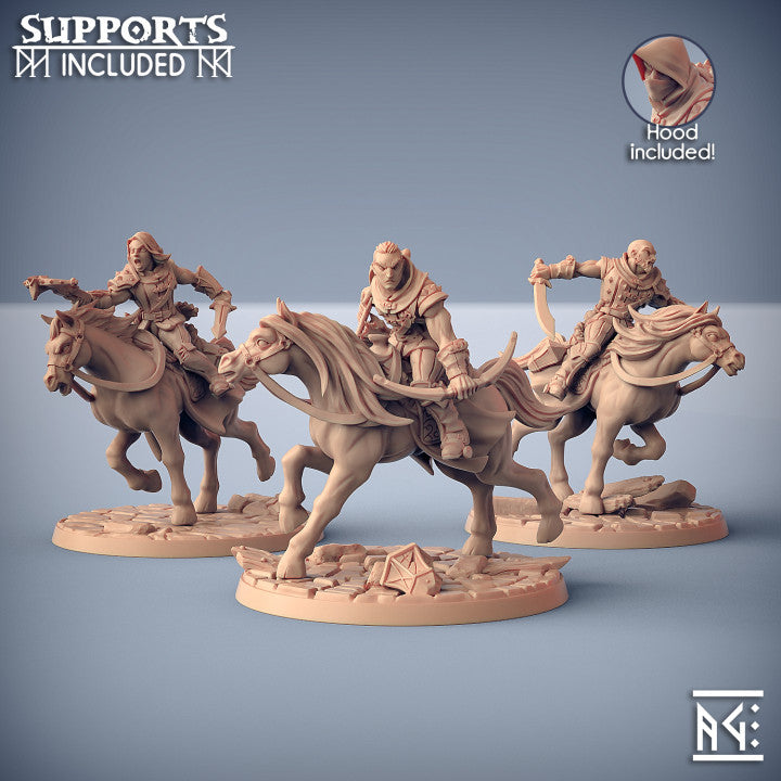 Thieves Steeds Rogue Cavalry Miniatures | Large | Artisan Guild | D&D DnD Pathfinder Miniature