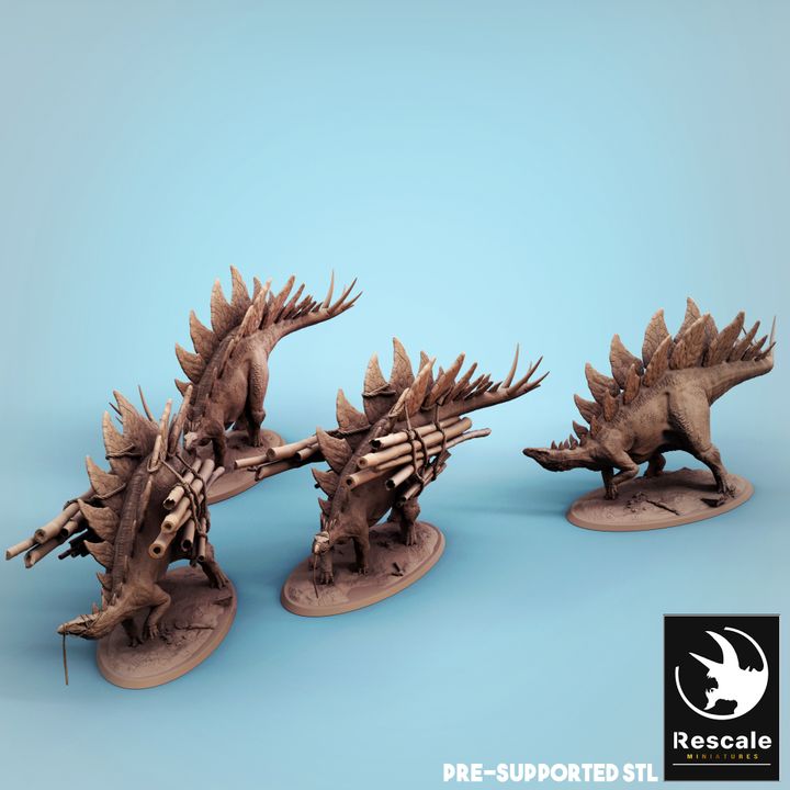 Stegosaurus - Sturdy (75mm Base)