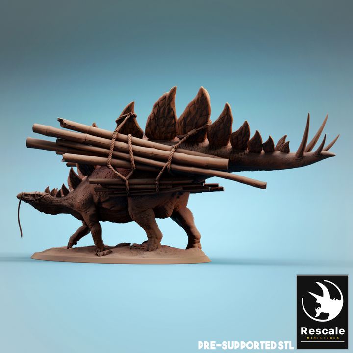 Stegosaurus - Sturdy (75mm Base)
