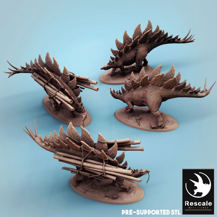 Stegosaurus - Sturdy (75mm Base)