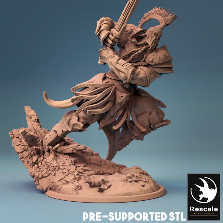 Storm Giant - Charging (100mm Base)