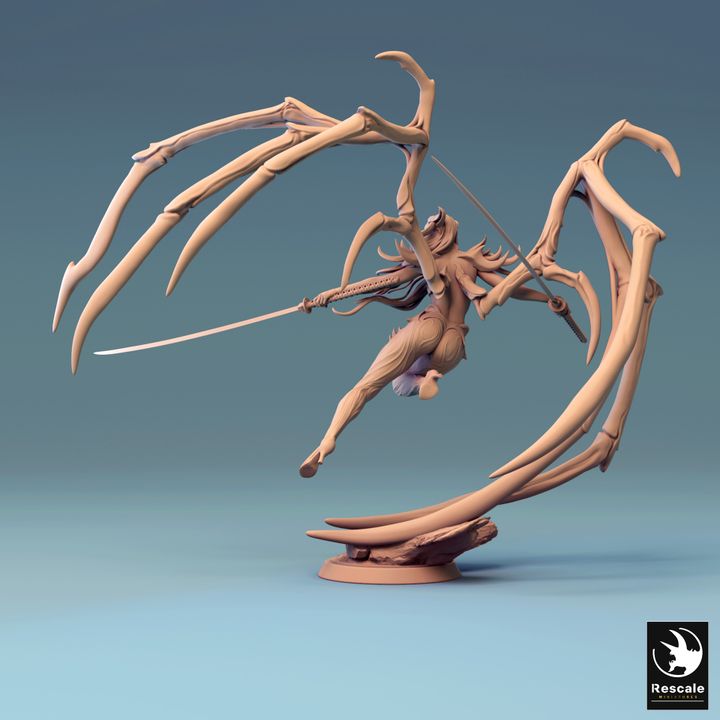 Succubus Fiend Fighter Demon | Medium | Rescale Miniatures | D&D DnD Pathfinder Miniature