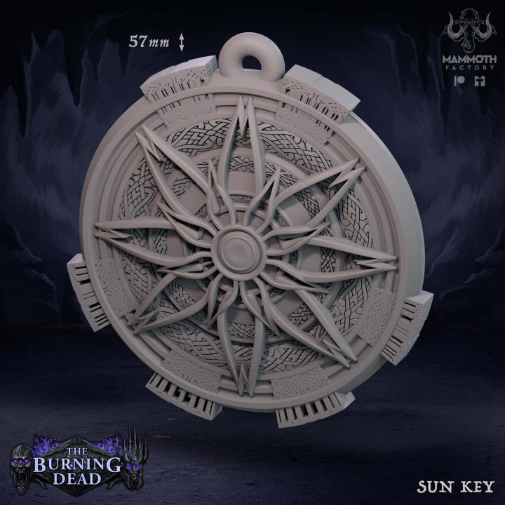 Sun Prop Fantasy Key | Large | Mammoth Factory | D&D DnD Pathfinder Miniature