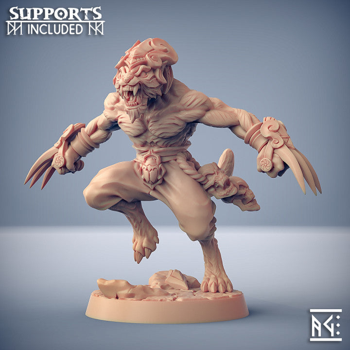 Rakshasa Fiend Assassin Rogue | Medium | Artisan Guild | D&D DnD Pathfinder Miniature