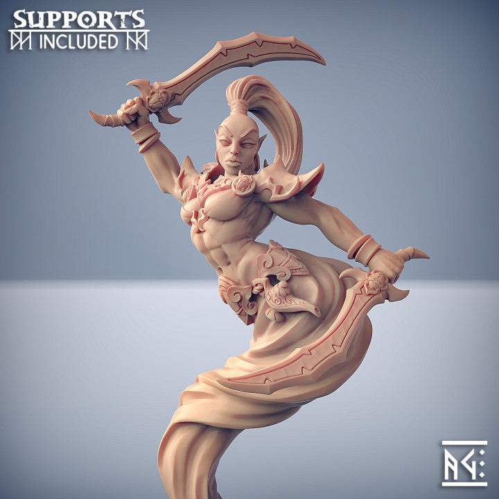 Djinn Elemental Magic Hero Miniature | Medium | Artisan Guild | D&D DnD Pathfinder Miniature