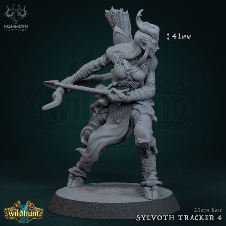 Sylvoth Tracker - Archer (25mm Base)