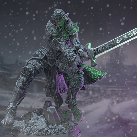 Elf Paladin Warrior Armor | Medium | DM Stash | D&D DnD Pathfinder Miniature