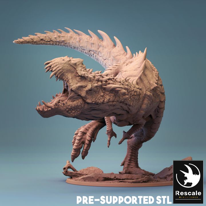 Predator Rex - Roaring (75mm Base)