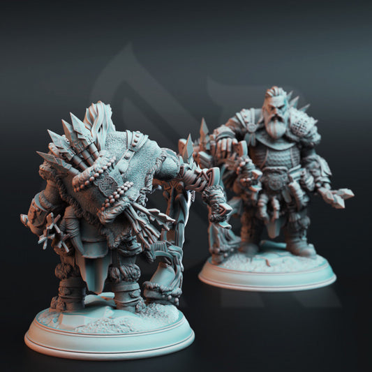 Dwarf Monster Slayer Ranger - Stalwart (25mm Base)