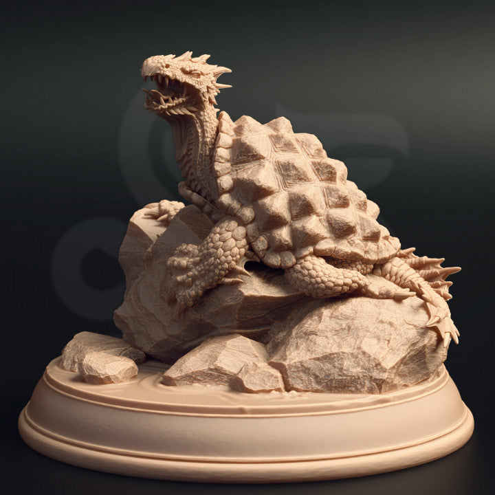 Dragon Turtle Hatchling Oceanic Creature | Large | DM Stash | D&D DnD Pathfinder Miniature