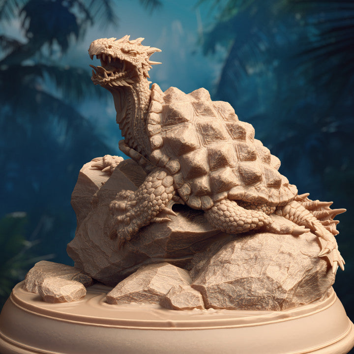 Dragon Turtle Hatchling Oceanic Creature | Large | DM Stash | D&D DnD Pathfinder Miniature