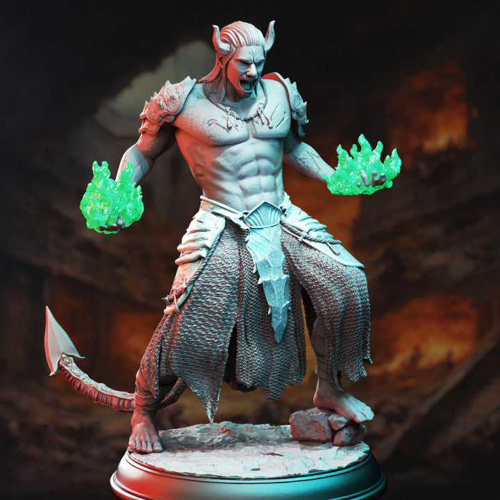 Collection Tiefling Devil Fiends Miniature | Medium | DM Stash | D&D DnD Pathfinder Miniature