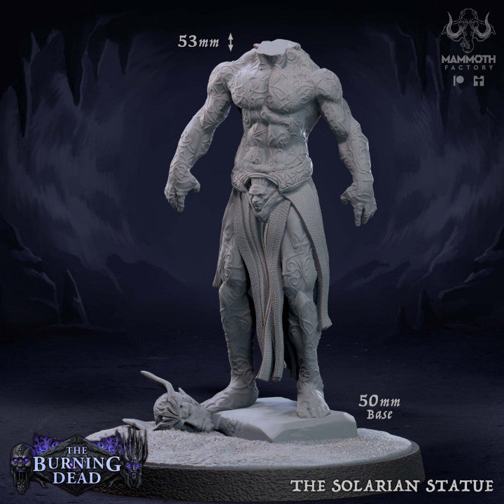 Solarian Statue Guard Construct | Large | Mammoth Factory | D&D DnD Pathfinder Miniature