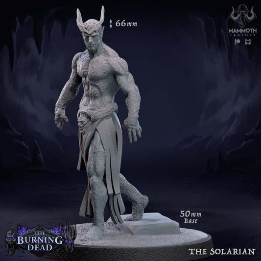 Solarian Golem Construct Statue | Large | Mammoth Factory | D&D DnD Pathfinder Miniature