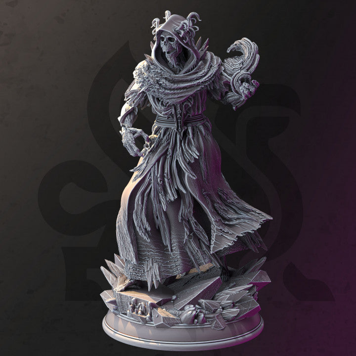 Frozen Lich Undead Spellcaster Necromancer | Medium | DM Stash | D&D DnD Pathfinder Miniature