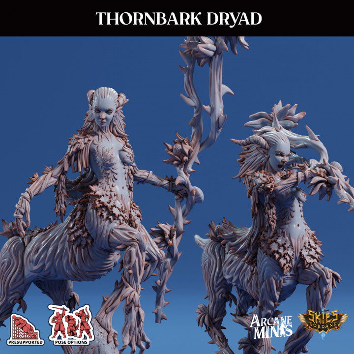 Thornbark Dryad - Casting (50mm Base)
