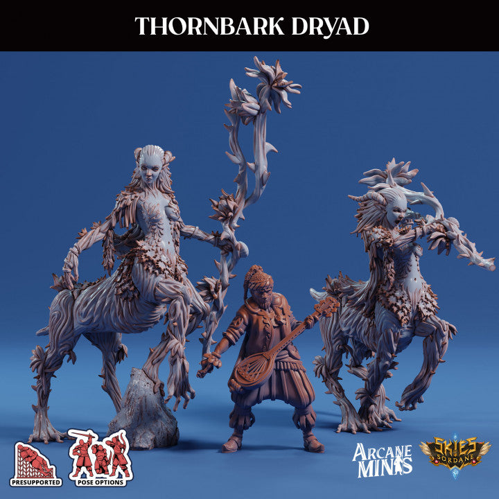 Thornbark Dryad - Casting (50mm Base)