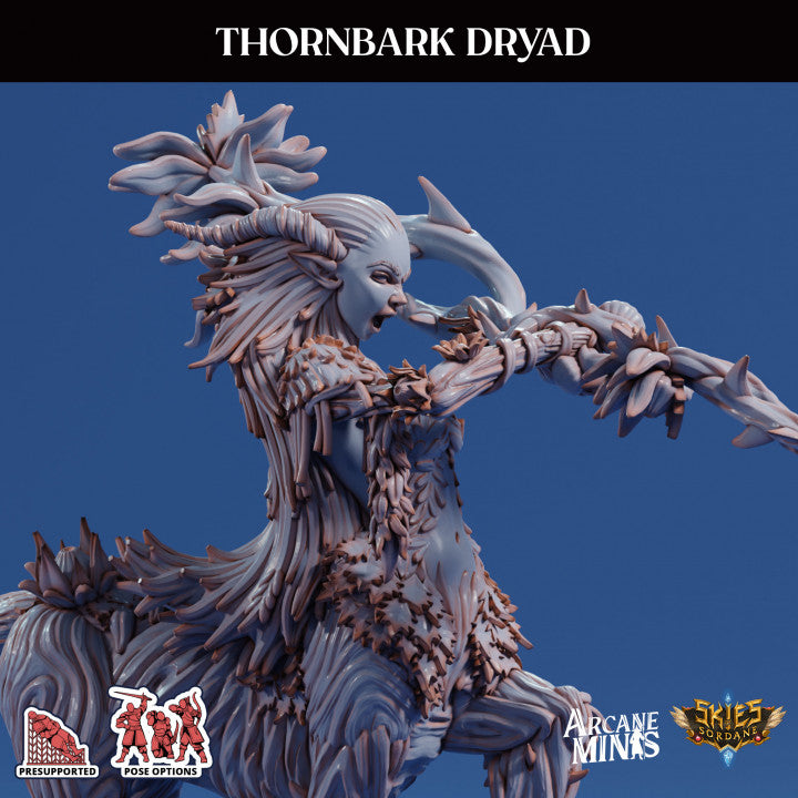 Thornbark Dryad - Casting (50mm Base)