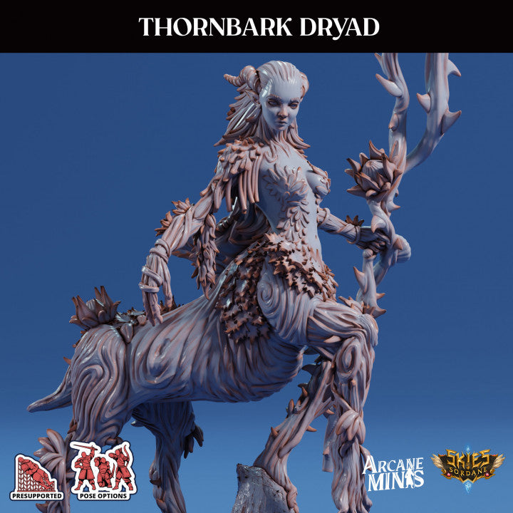Thornbark Dryad - Casting (50mm Base)