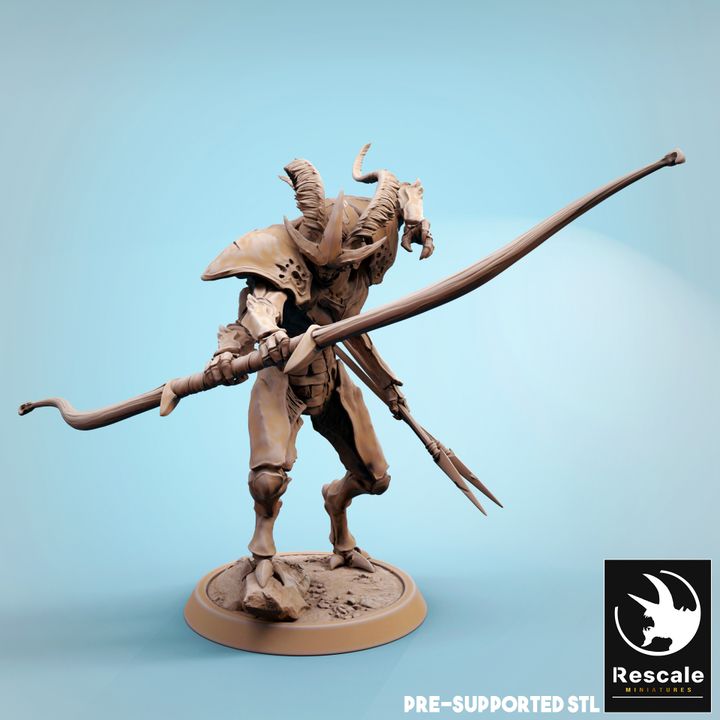Thri-Keen Insectoid Soldier Miniature | Medium | Rescale Miniatures | D&D DnD Pathfinder Miniature