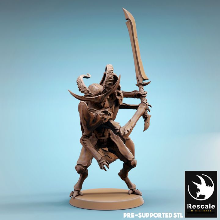 Thri-Keen Insectoid Soldier Miniature | Medium | Rescale Miniatures | D&D DnD Pathfinder Miniature