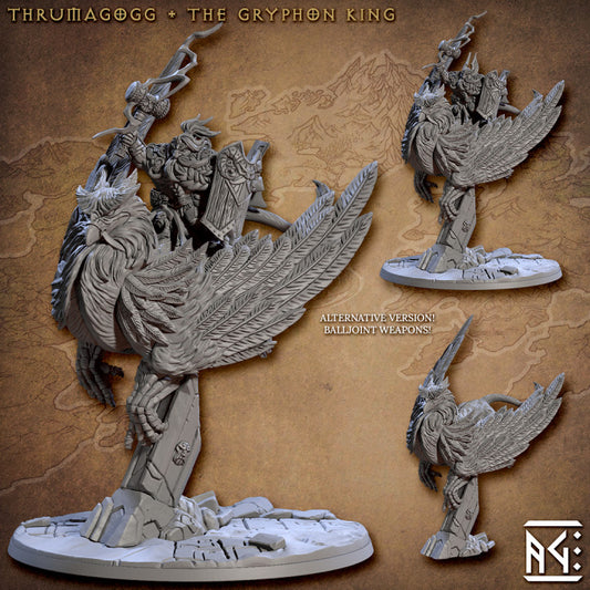 Gryphon King Gargantuan Beast Miniature | Gargantuan | Artisan Guild | D&D DnD Pathfinder Miniature
