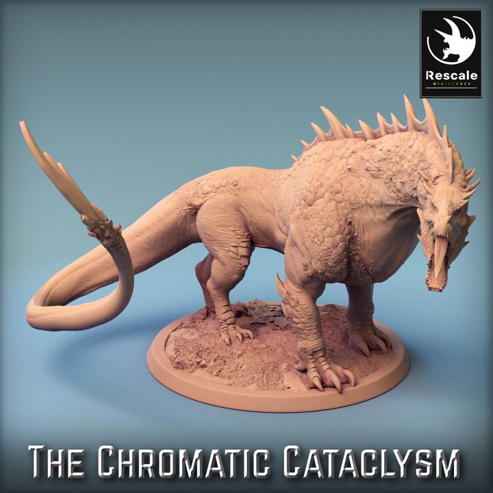 Collection Dragonspawn Chromatic Dragons Collection | Large | Rescale Miniatures | D&D DnD Pathfinder Miniature
