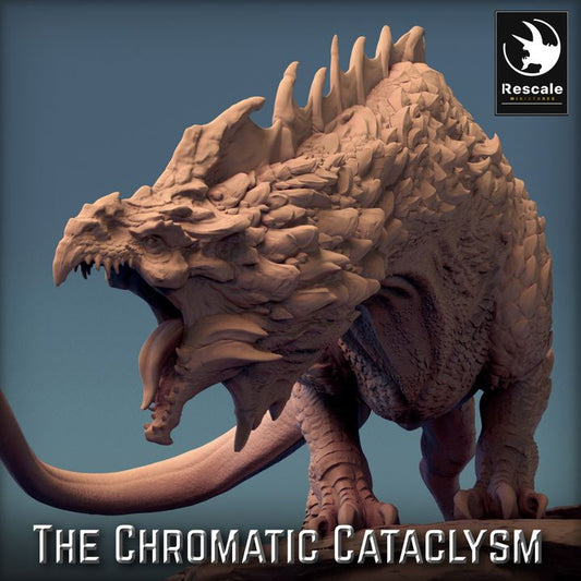 Tiamat Dragonspawn Guard Dragons | Large | Rescale Miniatures | D&D DnD Pathfinder Miniature