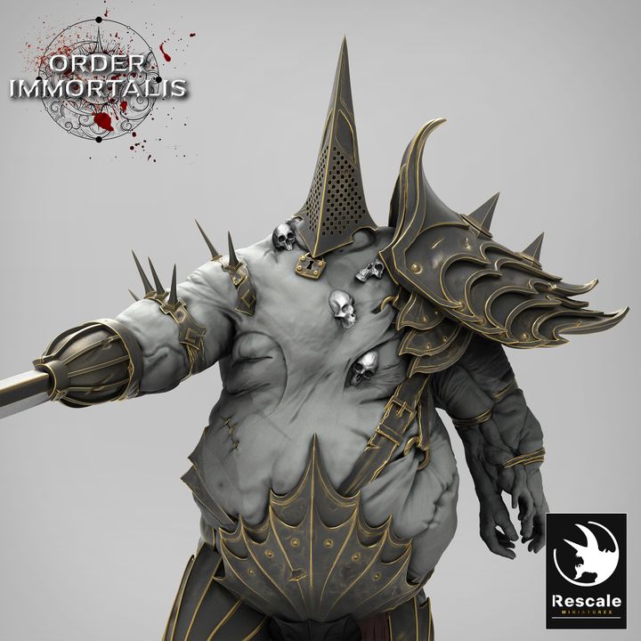 Armored Warrior Fiend Guardian | Large | Rescale Miniatures | D&D DnD Pathfinder Miniature