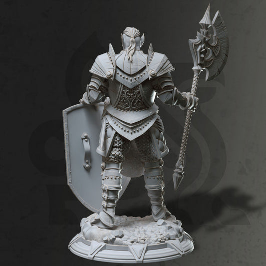 Orc Knight Paladin Fighter Miniature | Medium | DM Stash | D&D DnD Pathfinder Miniature