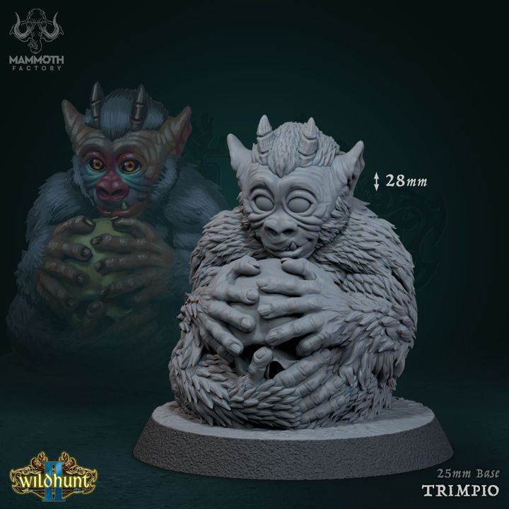 Trimpio Fey Creature Miniature | Medium | Mammoth Factory | D&D DnD Pathfinder Miniature