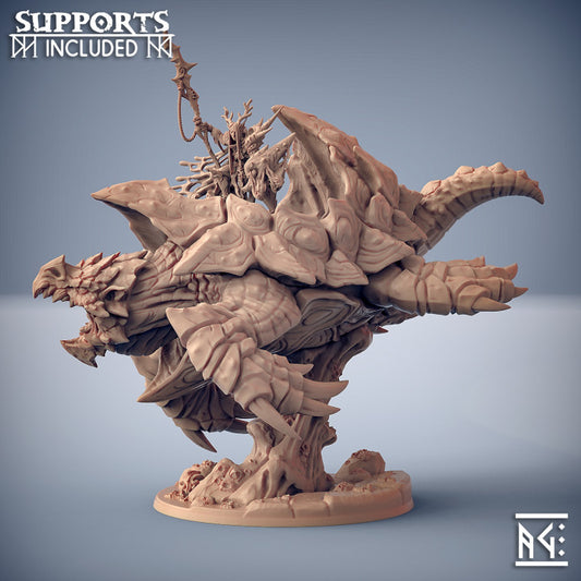 Siryus on Dragonturtle Leviathan - Majestic (100mm Base)
