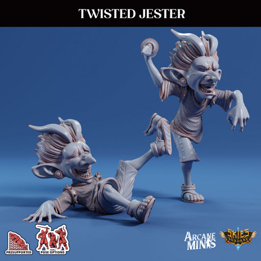 Twisted Jester - Laughing (25mm Base)