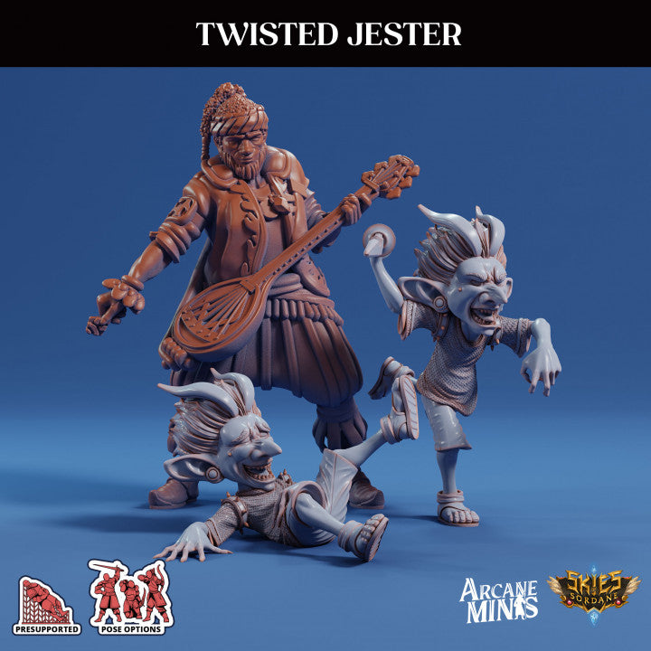 Twisted Jester - Laughing (25mm Base)