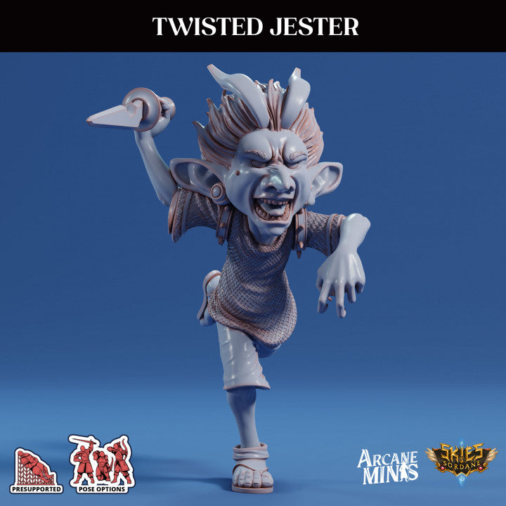 Twisted Jester - Laughing (25mm Base)